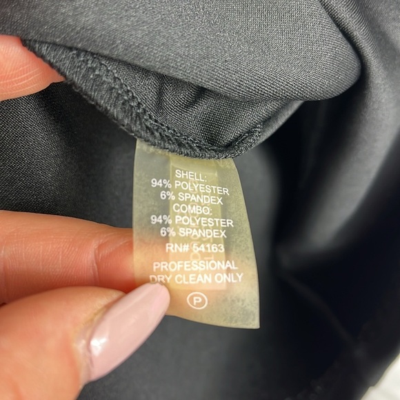 Tommy Hilfiger sleeveless color block bodycon career dress Sz 4 - Picture 6 of 11